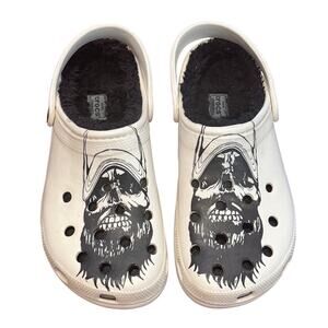 Luke Combs Crocs sz M-6 W-8 Bearded Skully Clogs Country Music Singer Shoes